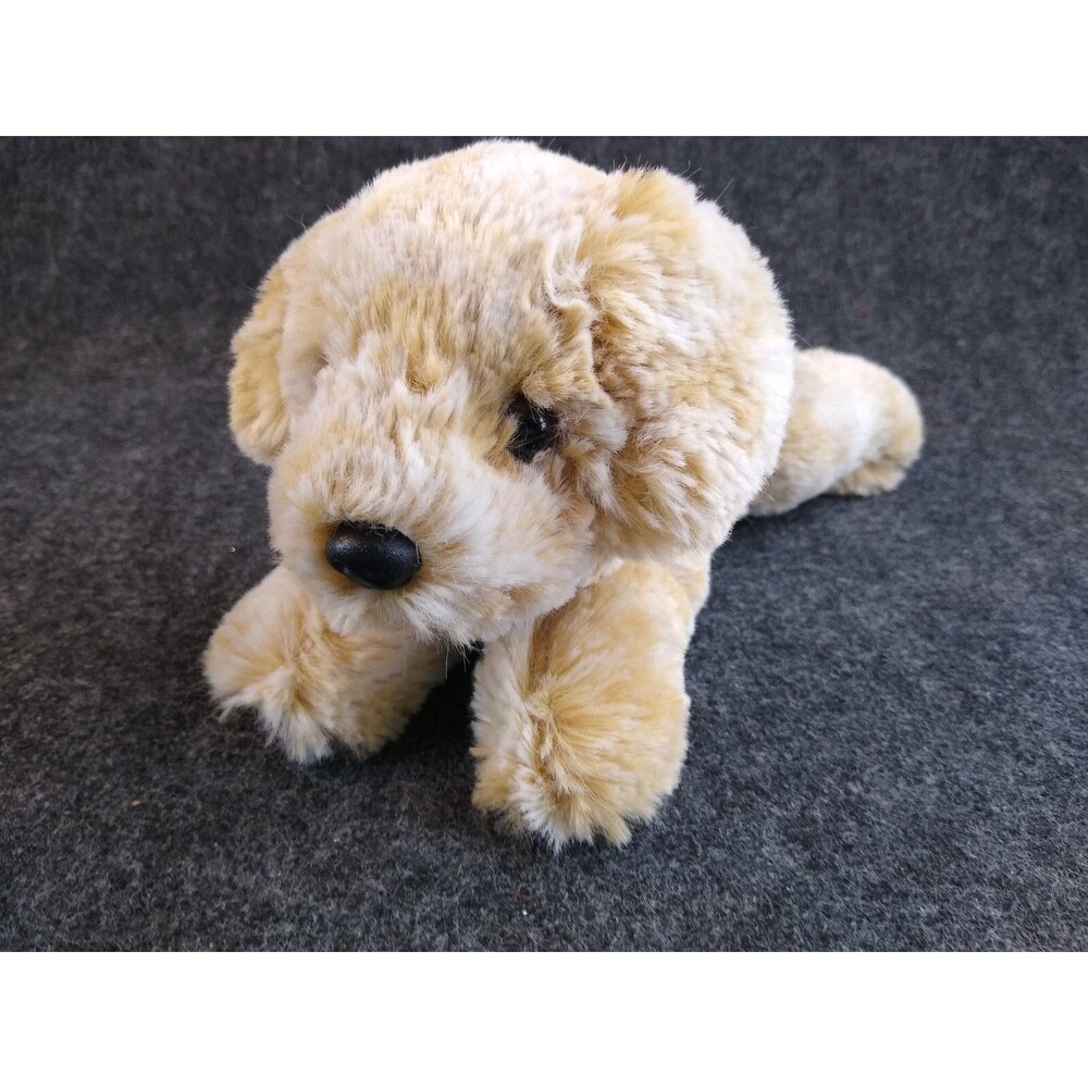 Mini Flopsie Golden Labrador Dog Plush Stuffed Animal by Aurora 8 Inch